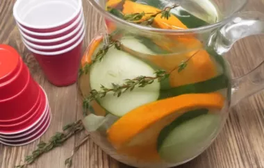 Refreshing Cucumber Water: Stay Hydrated with This Simple Drink