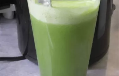 Refreshing Healthy Green Juice Recipe