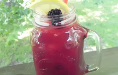 Refreshing Homemade Blackberry Lemonade Recipe