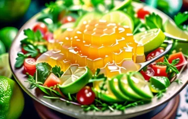 Refreshing Honey Lime Vinaigrette Salad