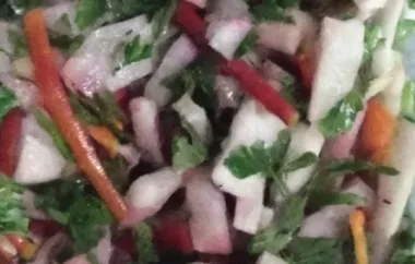 Refreshing Jicama Salad with Ginger Lime Dressing