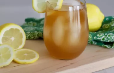 Refreshing Lem-Tea-Whammy Drink Recipe