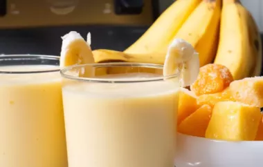 Refreshing Mango Banana Smoothie