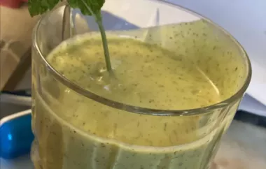 Refreshing Mango Mint Lassi with Indian Sweet Spices