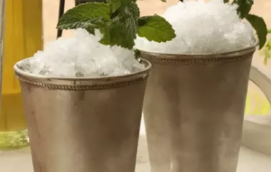 Refreshing Mint Juleps for a Hot Summer Day