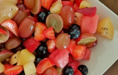 Refreshing Mojito Fruit Salad Recipe