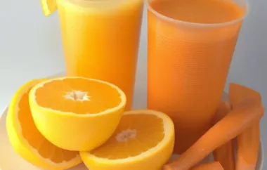 Refreshing Orange Carrot Juice