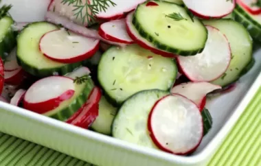 Refreshing Summer Radish Salad Recipe