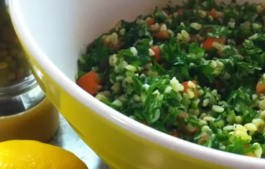 Refreshing Tabbouleh Salad Recipe