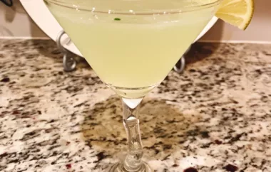 Refreshing Thai Basil Martini Recipe
