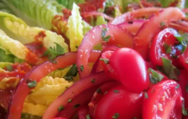 Refreshing Tomato Vinaigrette Salad Recipe
