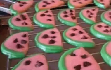 Refreshing Watermelon Cookie Recipe