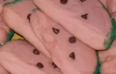 Refreshing Watermelon Cookies Recipe