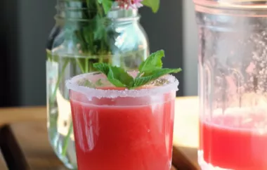 Refreshing Watermelon Cooler Lemonade Recipe