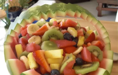 Refreshing Watermelon Fruit Bowl Recipe
