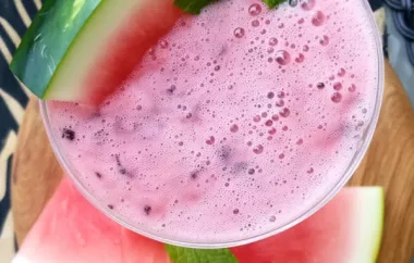 Refreshing Watermelon Refresher Recipe