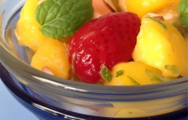 Refreshingly boozy fruit salad with a twist