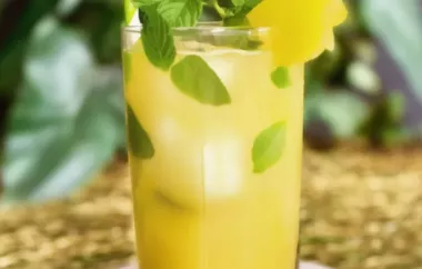 Refreshingly Tropical Pineapple Mojito Recipe