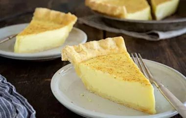 Restaurant Style Egg Custard Pie