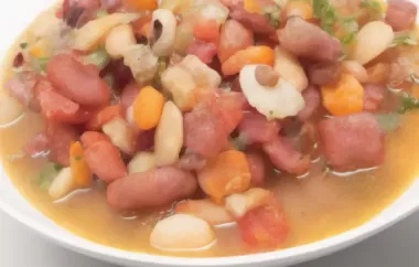 Rick's Spicy Beans and Ham