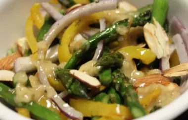 Roasted Asparagus and Yellow Pepper Salad