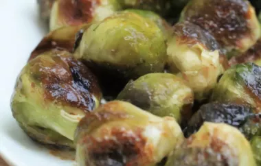 Roasted Brussels Sprouts with Balsamic and Honey