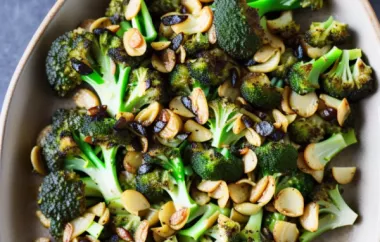 Roasted Garlic Lemon Broccoli - A Delicious and Healthy Side Dish