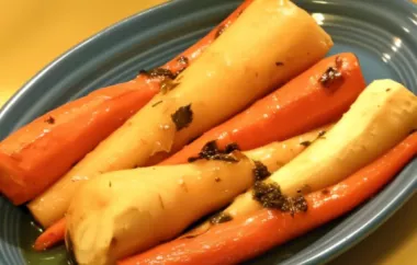 Roasted Honey Glazed Carrots and Parsnips