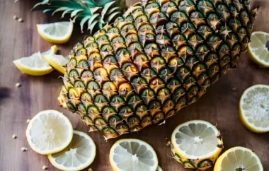 Roasted Pineapple Spiced Rum Recipe
