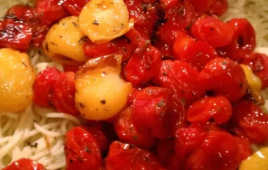 Roasted Tomatoes with Garlic - An Easy and Flavorful Side Dish