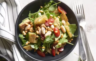 Roasted Vegetable Bowl with White Beans and Garlic Balsamic Dressing Recipe