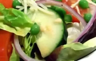 Roasted Vegetable Salad with Garlic Vinaigrette