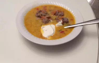 Romanian Meatball Sour Soup (Ciorba de Perisoare)