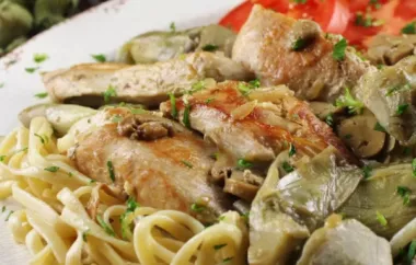 Romantic Chicken with Artichokes and Mushrooms