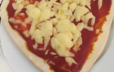 Romantic Heart Pizza