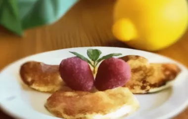 Romantic Lemon Cheesecake Pancakes