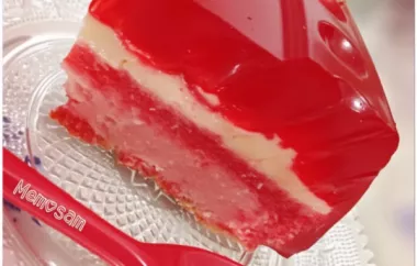 Ruby's Strawberry Jell-O Flan Cake - A Refreshing and Delightful Dessert