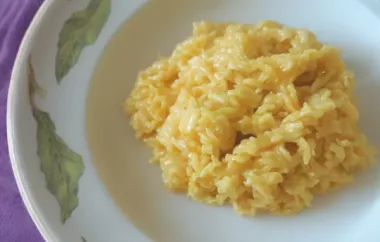 Saffron Risotto in the Pressure Cooker