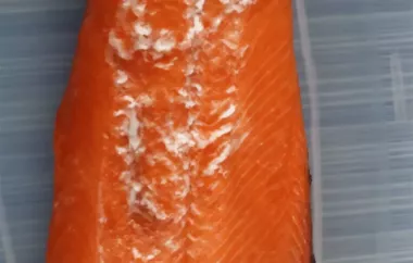 Salmon Brine that's oh-so-fine