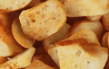 Salt and Garlic Bagel Chips