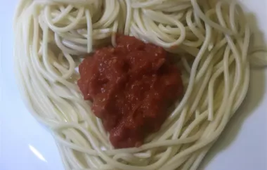 Satisfy Your Cravings with this Vegan Spaghetti Recipe in Roasted Red Pepper Sauce
