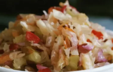 Sauerkraut Salad with Caraway Seeds