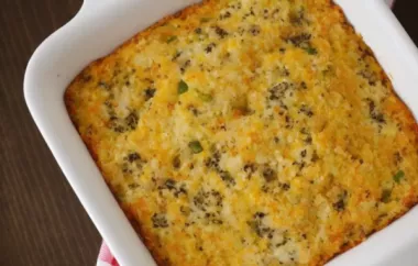 Sausage-Cheese-Cornbread