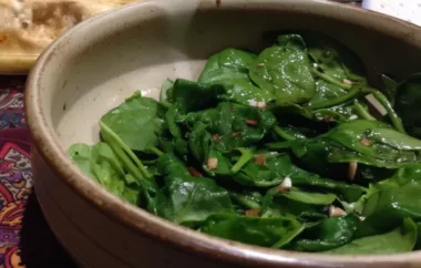 Sautéed Wilted Spinach Recipe with a Zesty Twist