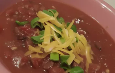 Savor the flavors of this award-winning chili con carne