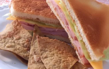 Savory and satisfying miso paste ham sandwich