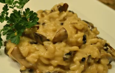 Savory and satisfying Portabello Mushroom and Pepper Risotto