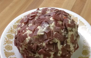 Savory Beef and Cheese Ball Recipe with a Crunchy Coating