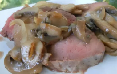 Savory Beef Sirloin Tip Roast with Mushrooms