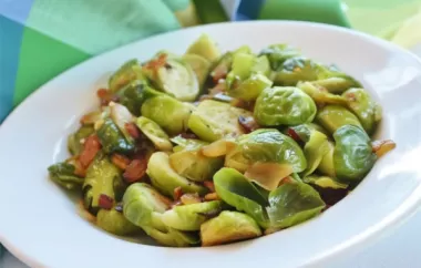 Savory Brussels Sprouts Ala Angela Recipe